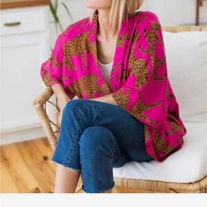 Pink Leopard Kimono/Robe | India Collection by Emerson Fry